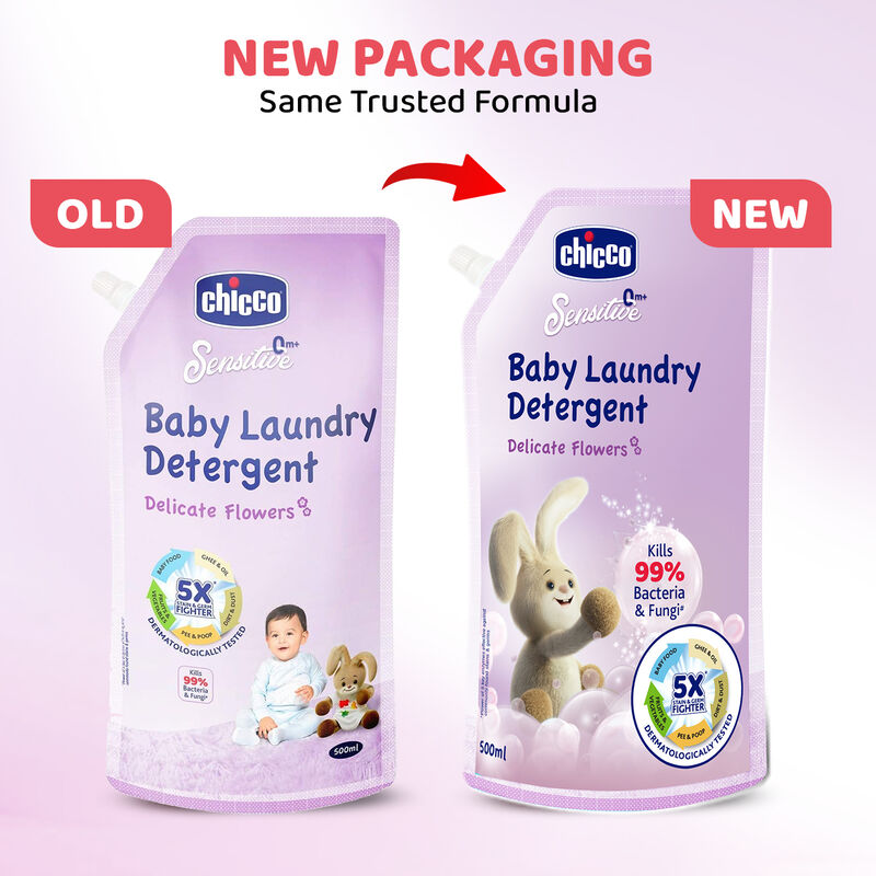 Baby Laundry Detergent (Delicate Flowers) (500ml) image number 5